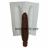 THIN FOOTED PINE <br>CONE CANDLE MOLD<br> (6.5" HT, 3 oz)
