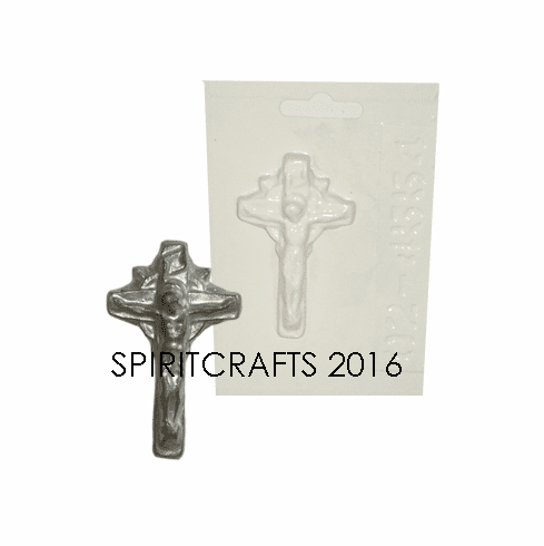 TINY CRUCIFIX <BR>PLASTER CASTING <BR> (2" X 3")