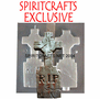 TOMBSTONE WITH CROSS CANDLE MOLD (APPROX 7.25")
