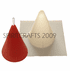 TRAFFIC CONE CANDLE MAKING MOLD (4.5" HT, 7 oz)