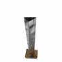 TRIANGLE OBLIQUE CANDLE MOLD, 1.75" x 3.5" x 8" (15 oz)