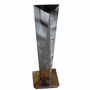 TRIANGLE OBLIQUE CANDLE MOLD, 1.75" x 3.5" x 9.5" (1 lb 3 oz)