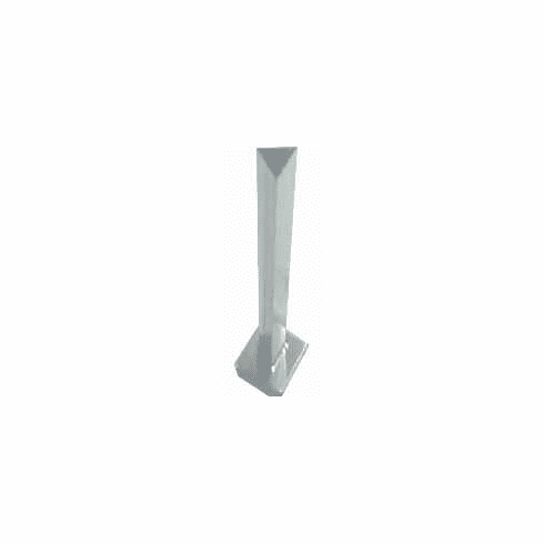 TRIANGLE TAPER CANDLE MOLD, 1 1/8" x 2" x 15" (9 oz)