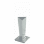 TRIANGLE TAPER CANDLE MOLD, 2" x 2.5" x 6.5" (12 oz)