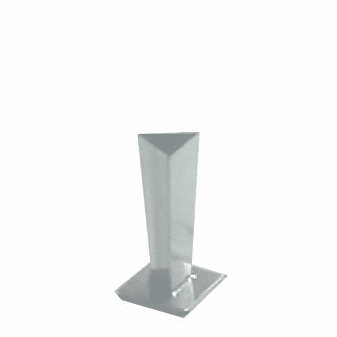TRIANGLE TAPER CANDLE MOLD, 2" x 2.5" x 6.5" (12 oz)