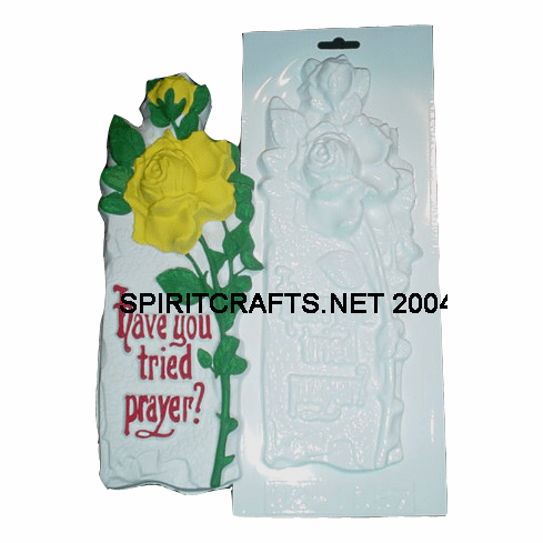 TRIED PRAYER PLASTER MOLD (11.5" x 4.5")