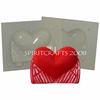 WINGED HEART <br>NOVELTY CANDLE<br>MOLD (4" HT, 9 .5 oz)