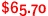 $65.70