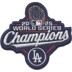 2025 MLB World Series Champions Los Angeles Dodgers Jersey Patch