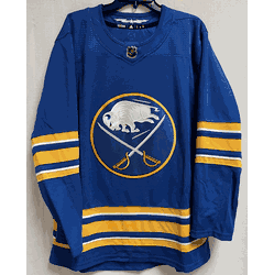 adidas Buffalo Sabres Home Primegreen Mens Authentic Jersey, Size 50/Medium (Flaw, read description)