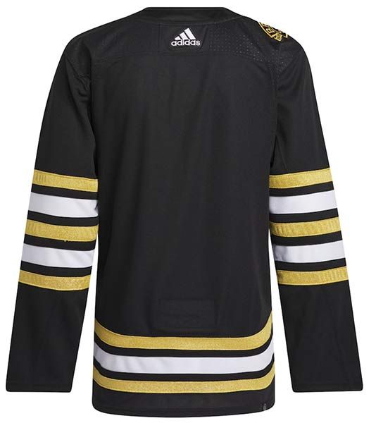 Boston Bruins Primegreen Authentic Adidas 100th Anniversary Home Black