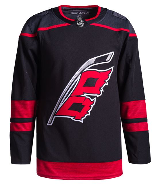 Carolina Hurricanes Primegreen Authentic Adidas Black Jersey