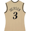 Mitchell & Ness Allen Iverson Philadelphia 76ers Khaki/Black HWC Mens Swingman Jersey