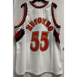 Mitchell & Ness Atlanta Hawks Mutombo #55 1996 Mens Swingman Jersey, Size 2X (Flaw, read description)