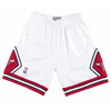 Mitchell & Ness Chicago Bulls 1997-98 Mens White Shorts (Medium & XL)