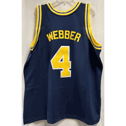 Mitchell & Ness Chris Webber University of Michigan Road 1991 Men's Swingman Jersey, Size 2X (Flaw, read description)