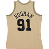 Mitchell & Ness Dennis Rodman Chicago Bulls Khaki/Black 1997/98 Mens Swingman Jersey