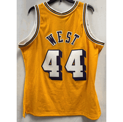 Mitchell & Ness Los Angeles Lakers West 1971-72 Men's Swingman Jersey, Size Large (Flaws, read description)