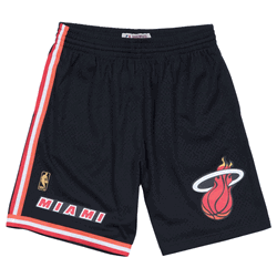 Mitchell & Ness Miami Heat 1996-97 Road Men's Swingman Shorts (Medium & 3X)