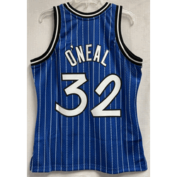 Mitchell & Ness Orlando Magic O'Neal 1994-95 Men's Blue Swingman Jersey, Size Medium (Flaw, read description)