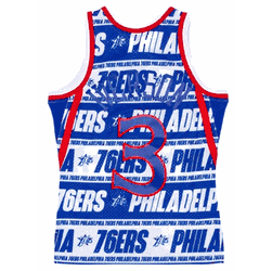 Mitchell & Ness Philadelphia 76ers Allen Iverson 1996 Teamwrap Mens Swingman Jersey