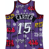 Mitchell & Ness Toronto Raptors Vince Carter 1998 Slap Sticker Mens Swingman Jersey
