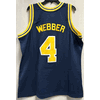Mitchell & Ness University of Michigan Webber 1991 Men's Swingman Jersey, Size XL (Flaw, read description)
