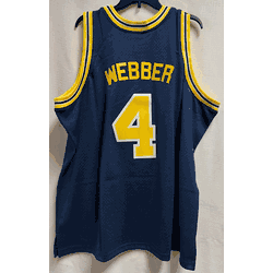 Mitchell & Ness University of Michigan Webber #4 1991 Mens Swingman Jersey, Size 3X (Flaw, read description)