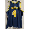 Mitchell & Ness University of Michigan Webber #4 1991 Mens Swingman Jersey, Size 4X (Flaw, read description)