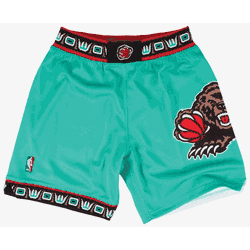 Mitchell & Ness Vancouver Grizzlies Mens Authentic Shorts (Large)