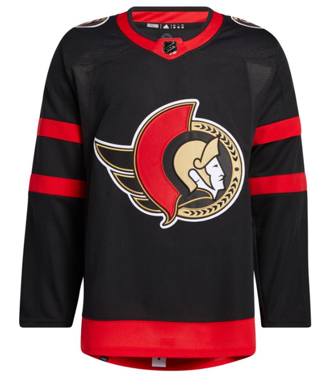 Ottawa Senators Primegreen Authentic Adidas Home Men's Jersey