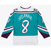 Selanne Anaheim Ducks 1995-96 Teal Alternate Mens Power Play Jersey