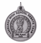 1 1/2" TCM Series Medals - Silver General Achievement