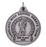 1 1/2" TCM Series Medals - Silver General Achievement