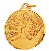 1 1/4" Drama Medal
