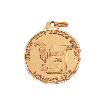 1 1/4" Economy Honor Roll Medal - Click to enlarge