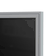 1 Door Letter Board with Satin Frame, Black, 24"H x 18"W, Black - 3