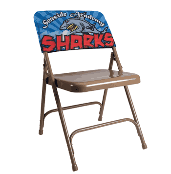 11" x 20" Full Color Chair Back Cover - Click to enlarge