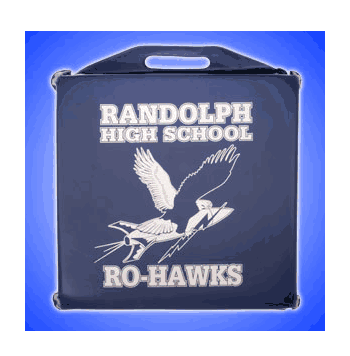 14" Square 2 1/2" Thick Vinyl Custom Seat Cushion - Click to enlarge