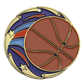 2 1/2" Color TC Series Medal - Basketball - Click to enlarge