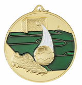 2 1/2 Inch ME Series Color Soccer Medal