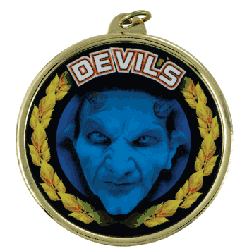 2 1/4" Blue Devils Medal - Click to enlarge