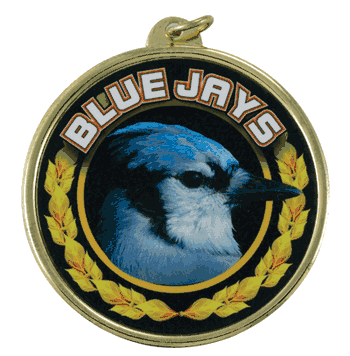 2 1/4" Blue Jays Medal - Click to enlarge