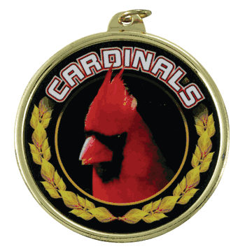 2 1/4" Cardinals Medal - Click to enlarge
