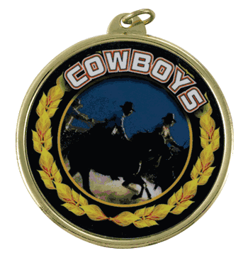 2 1/4" Cowboys Medal - TM Series - Click to enlarge