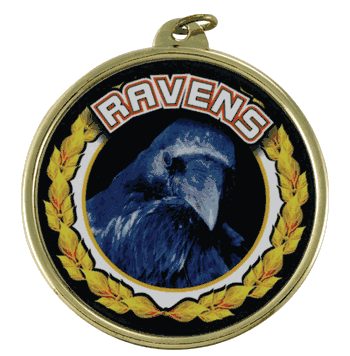 2 1/4" Ravens Medal - TM Series - Click to enlarge