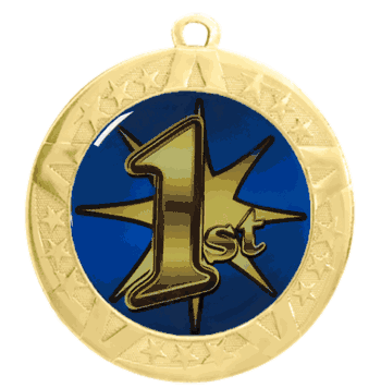 2 3/4" Medal: 1st Place (Gold) - Click to enlarge