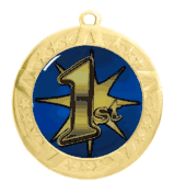 2 3/4" Medal: 1st Place (Gold)
