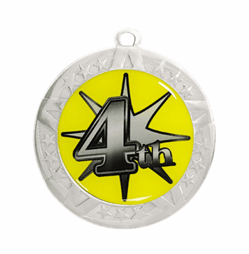 4th Place Award Medal - 2 3/4" - Click to enlarge
