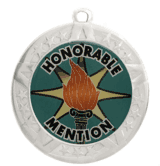 2 3/4" Medal:  Honorable Mention